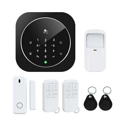 Wireless alarm security system kit